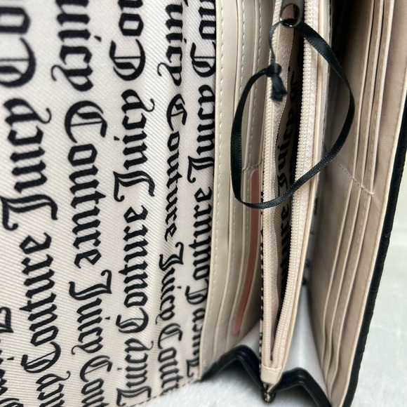 Juicy Couture Black Embossed Logo Wallet - Picture 6 of 7